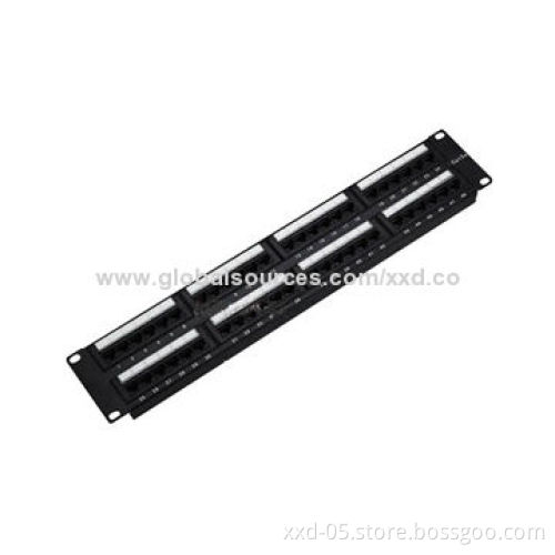48-port UTP Cat6 Ethernet Network Patch PanelNew